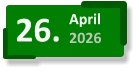 26. April 2026